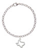 Texas Outline Charm Bracelet