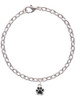 Mini Translucent Black Paw Charm Bracelet
