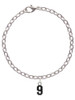 Black Number - 9 Charm Bracelet