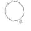 Small Greek Letter - Mu - Charm Bracelet