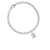 Small Greek Letter - Chi - Charm Bracelet