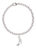 Sixteenth Note Charm Bracelet