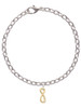 Small Elegant Gold Tone Infinity Sign Charm Bracelet