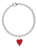 Card Suit - Heart Charm Bracelet