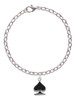 Card Suit - Spade Charm Bracelet