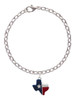 Red and Blue Texas Charm Bracelet