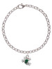 Mini Green Tree Frog Charm Bracelet