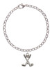Golf Clubs with Golf Ball Charm Bracelet