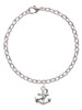 Antiqued Anchor Charm Bracelet