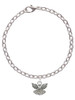 Small Angel with Heart Charm Bracelet