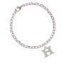 Large Greek Letter - Eta - Charm Bracelet