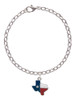Texas with Rope Border Charm Bracelet