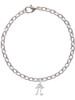 Small Pi Charm Bracelet