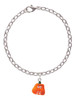 Resin Funny Boo! Pumpkin Charm Bracelet