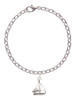 Antiqued Sailboat Charm Bracelet
