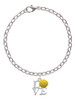 Love with Tennis Ball Charm Bracelet