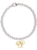 Gold Tone Squirrel Charm Bracelet