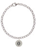 Disc 1/2'' Number - 0 - Charm Bracelet