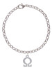 Large Greek Letter - Omega - Charm Bracelet
