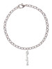 Small hope Script Charm Bracelet