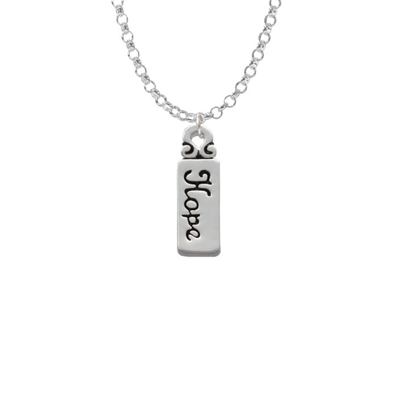 hope charm necklace