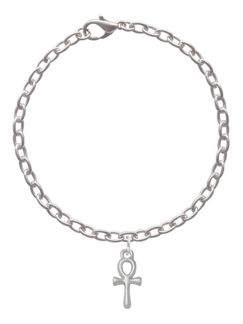 Small Ankh Charm Bracelet