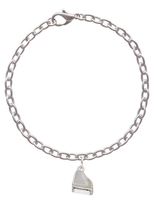 3-D Grand Piano Charm Bracelet
