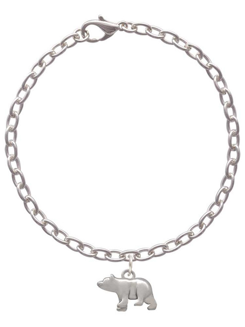 3-D Bear Charm Bracelet