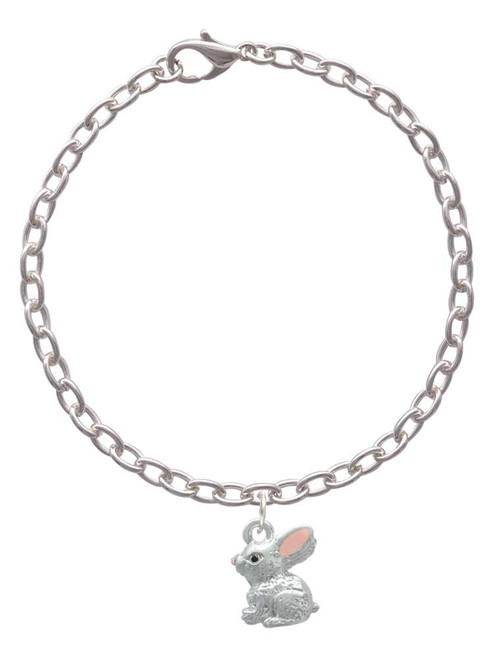 3-D Bunny Charm Bracelet