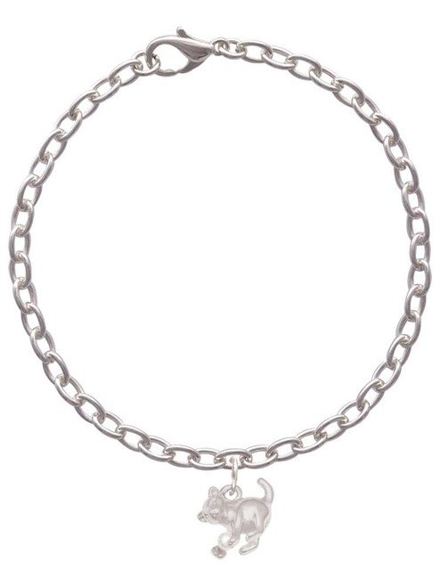 Cat with Yarn Charm Bracelet