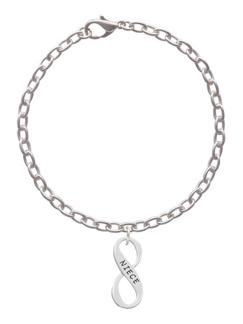 Niece Infinity Sign Charm Bracelet