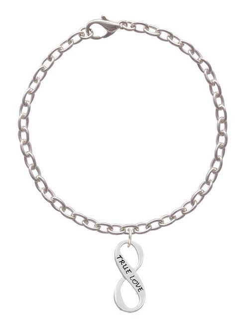 True Love Infinity Sign Charm Bracelet