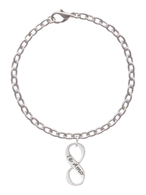 Te Amo Infinity Sign Charm Bracelet