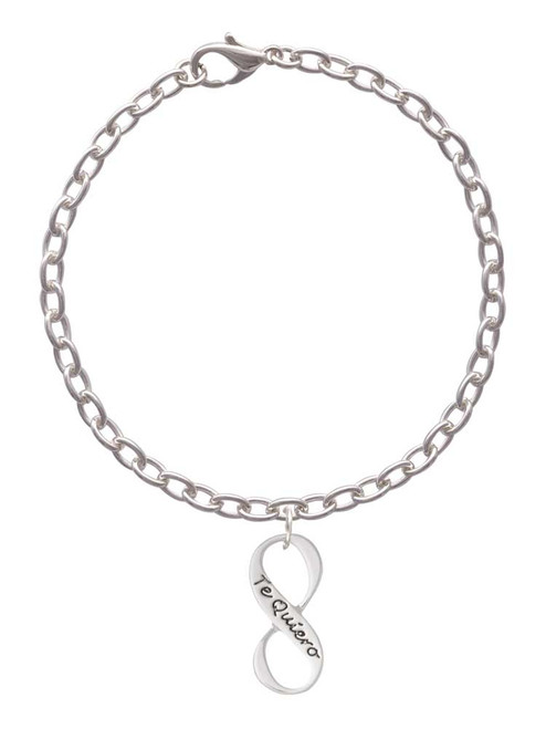 Te Quiero Infinity Sign Charm Bracelet