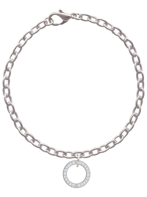 Grandmother Eternity Ring Charm Bracelet