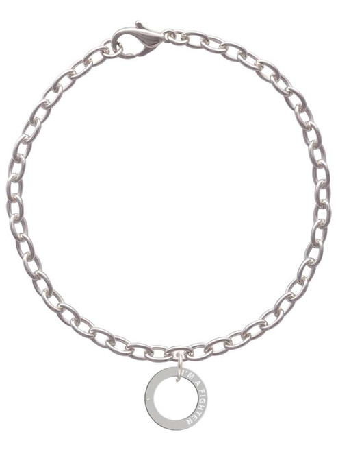 I'm A Fighter Eternity Ring Charm Bracelet