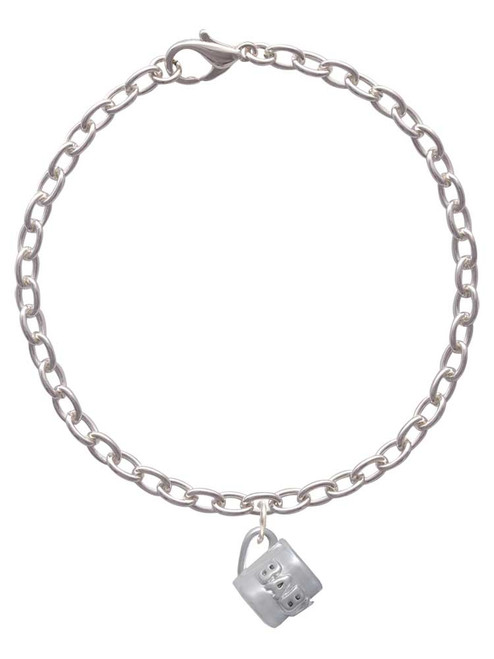 Baby Cup with Crystal Charm Bracelet