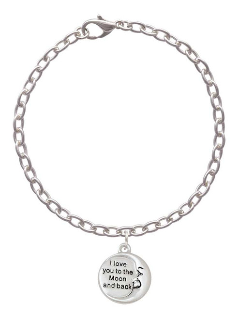 I Love You to the Moon and Back Charm Bracelet
