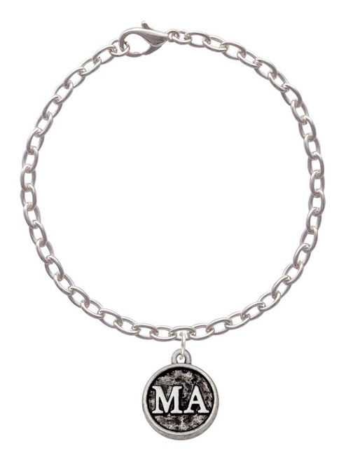 Medical Assistant Caduceus Seal - MA Charm Bracelet