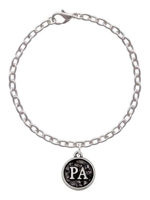 Medical Assistant Caduceus Seal - PA Charm Bracelet
