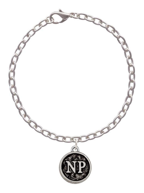 Nurse Caduceus Seal - NP Charm Bracelet