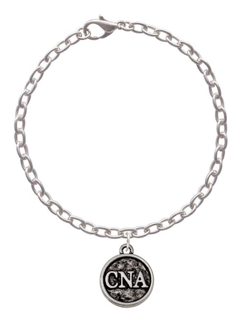 Nurse Caduceus Seal - CNA Charm Bracelet