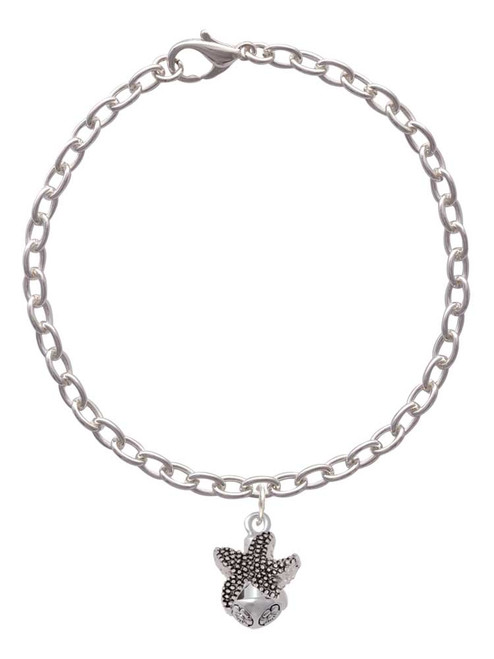 Starfish Spinner Charm Bracelet