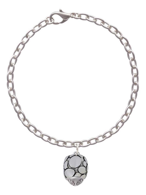 Flat Pebbles Spinner Charm Bracelet