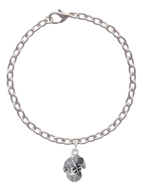 Nursing Medley - Nurse Hat, Chart, Caduceus Spinner Charm Bracelet