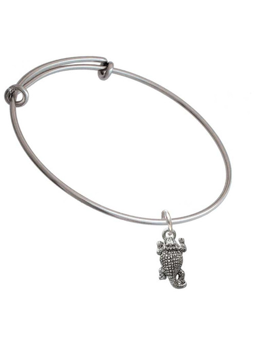 Horn Toad Charm Bangle Bracelet