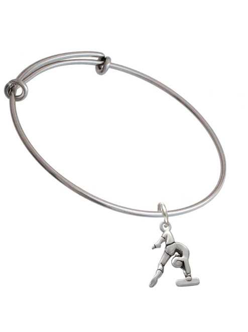 Gymnast Balance Beam Charm Bangle Bracelet