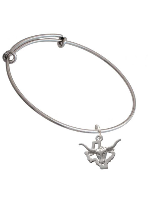 Longhorn - Texas Charm Bangle Bracelet