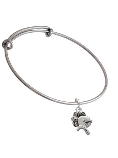 Knight - Mascot Charm Bangle Bracelet