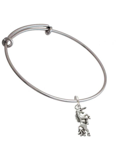 Unicorn Charm Bangle Bracelet
